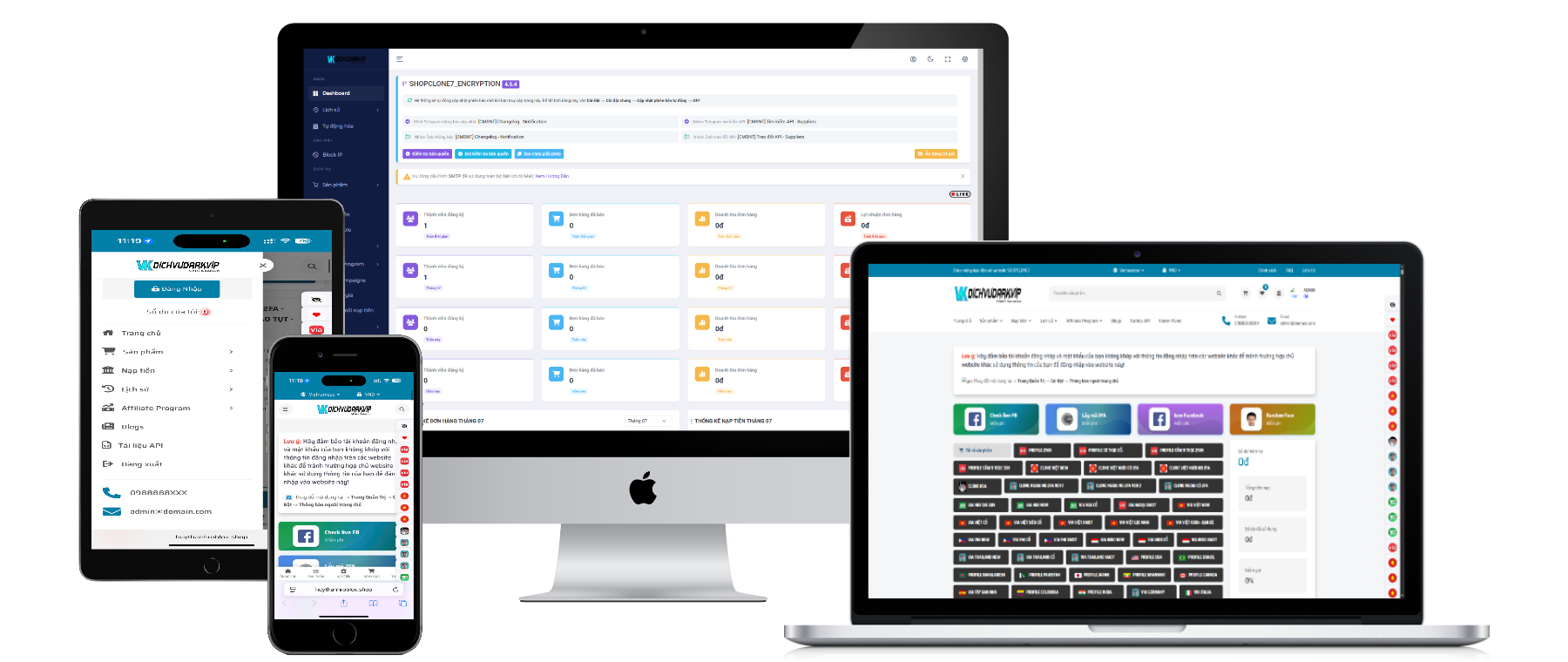 CloneV7 - Version 5.4.1 (Không mã hóa ioncube & không license bản quyền)